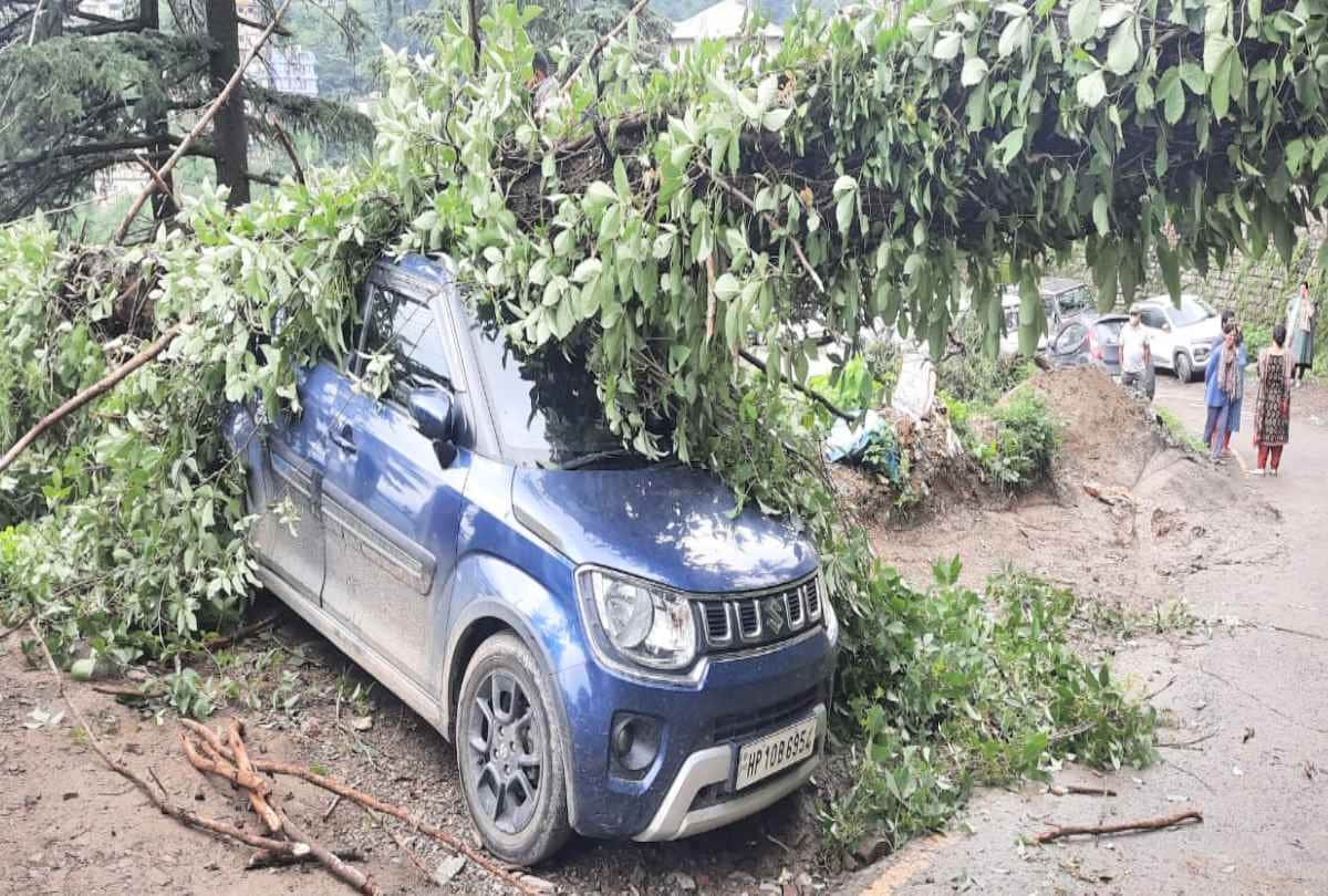 Himachal Weather Forecast Update Today: Vehicles damaged due to landslides and trees, boulder fell on Kalka-Shimla highway, heavy rainfall alert again