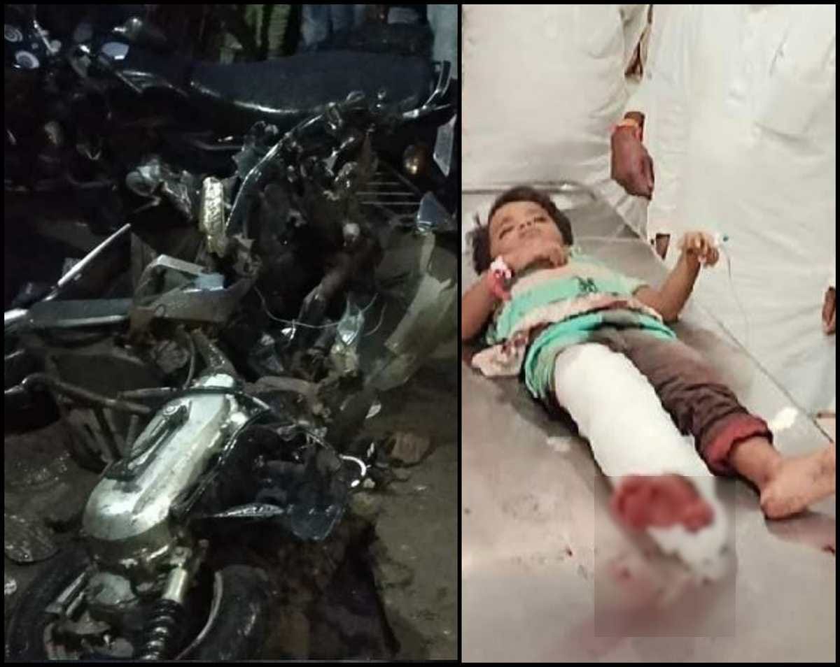 varanasi filling air balloon gas cylinder blast: balloon seller had fallen ten feet away in blast