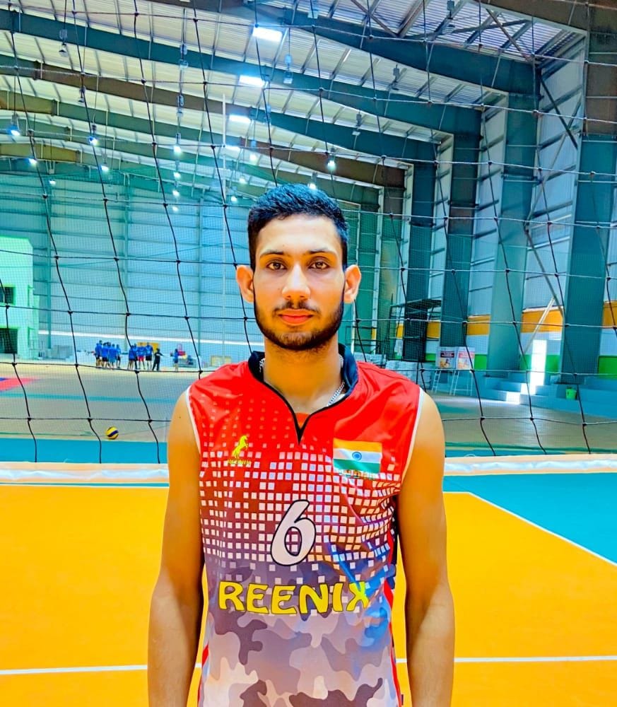 Volleyball player Ajay selected in Under-20 Indian team