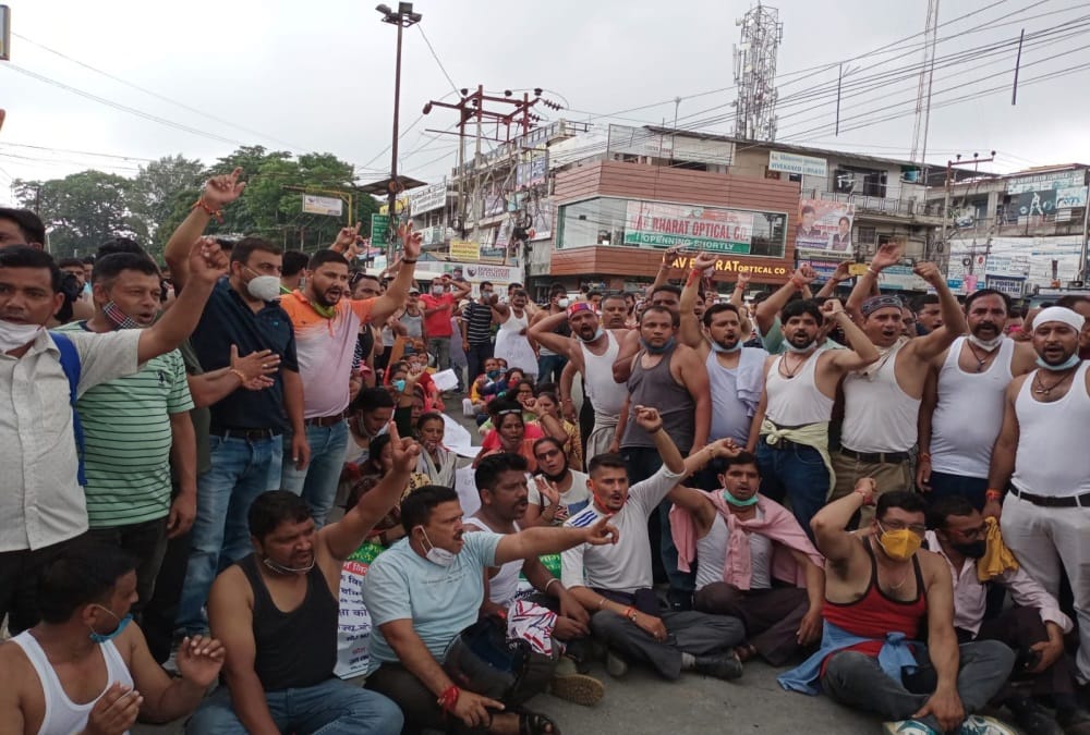 Uttarakhand Assembly Monsoon Session 2021 second Day: Many Organizations Vidhansabha march photos
