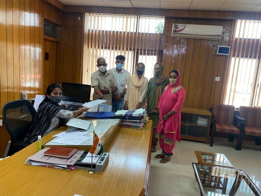 Deputy President and members complained to the Deputy Commissioner of the lady head