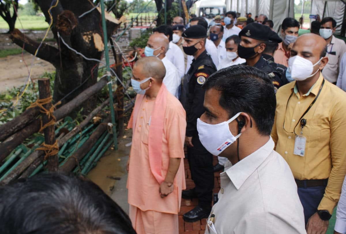 CM Yogi checked preparations for foundation stone laying of AYUSH University in Gorakhpur