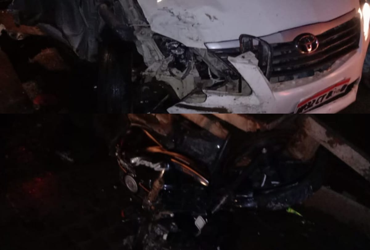 Accident near nayaghat chauki in ayodhya.