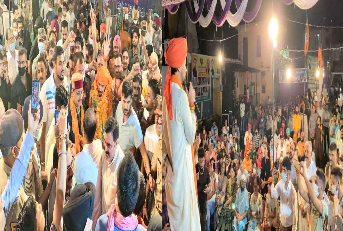 For the first time in the history of Himachal, Anurag Thakur held public meetings till 3 pm