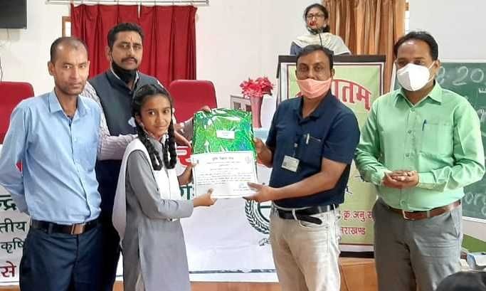 In the speech competition, Sangeeta and Nimmi won the poster