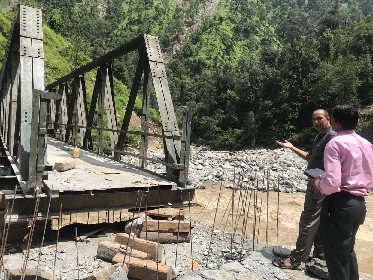 Rain will no longer become a hindrance in Shambhu river, the bridge connecting the virgins has been raised two meters