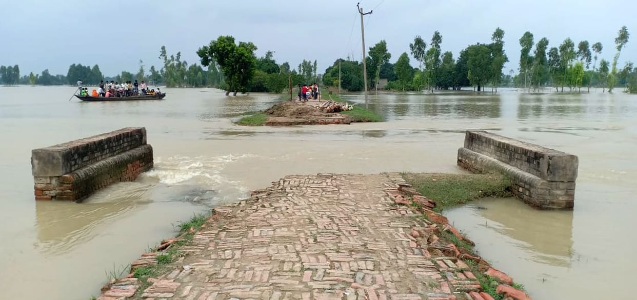saryu river over flow