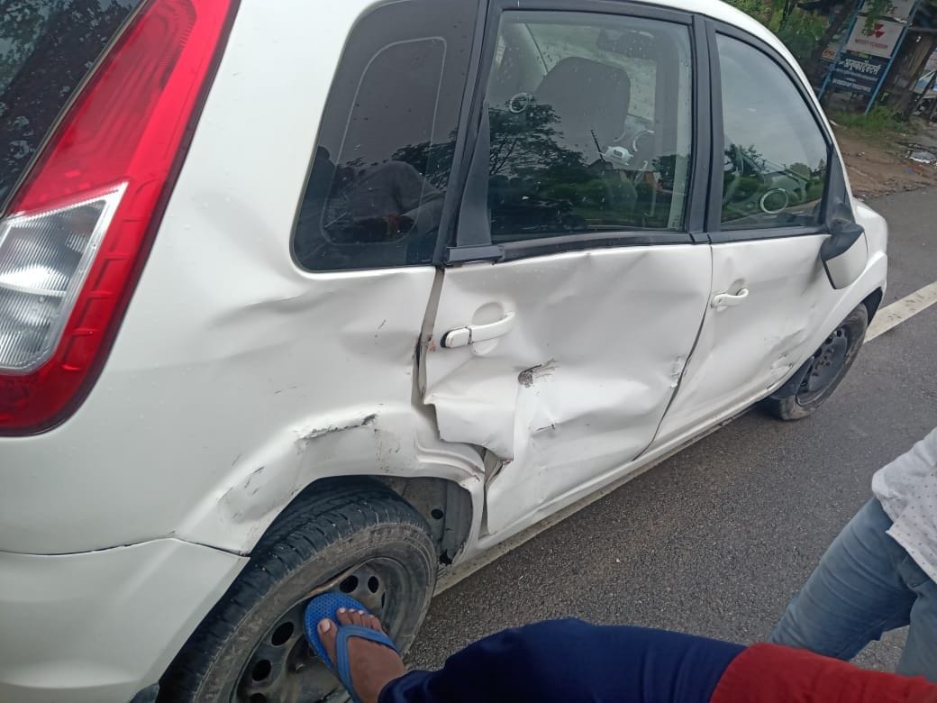 ado panchyat injured in road accident
