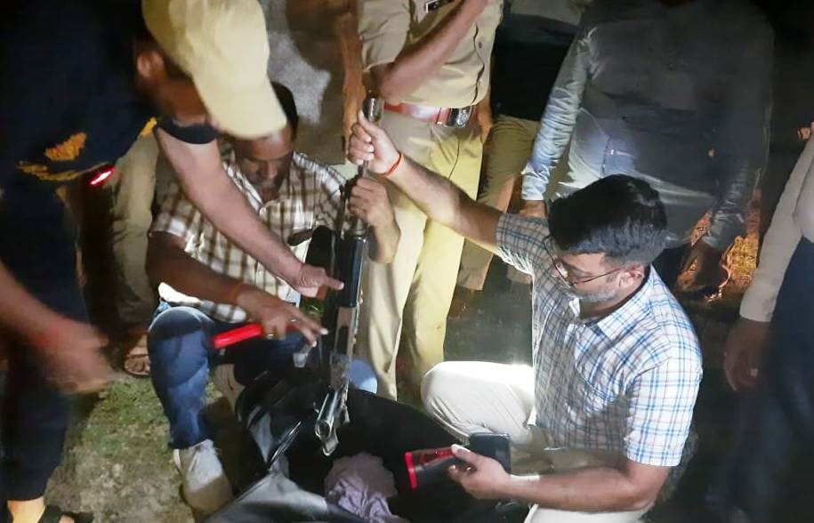 Three arrested of gang robbing INSAS rifle in police encounter, rifle recovered