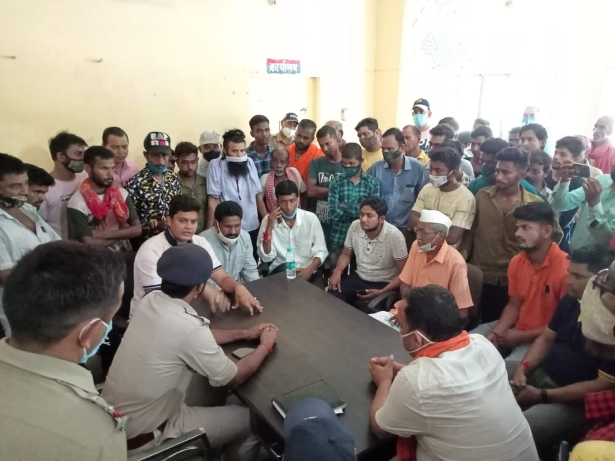 BJP Leader beaten by Police