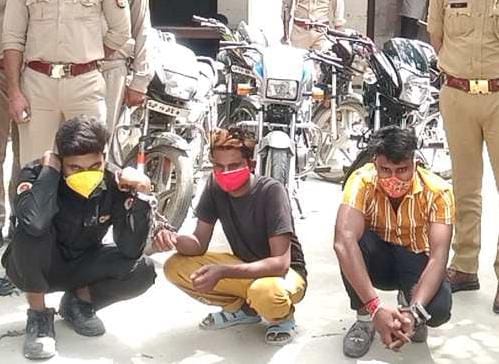Three thieves caught, seven stolen bikes recovered