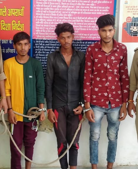 Three crooks planning theft arrested