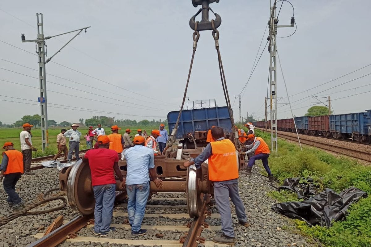 Track repair work continues on the corridor of DFCC