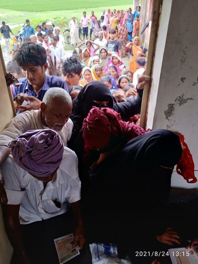vaccination of 12,850 people