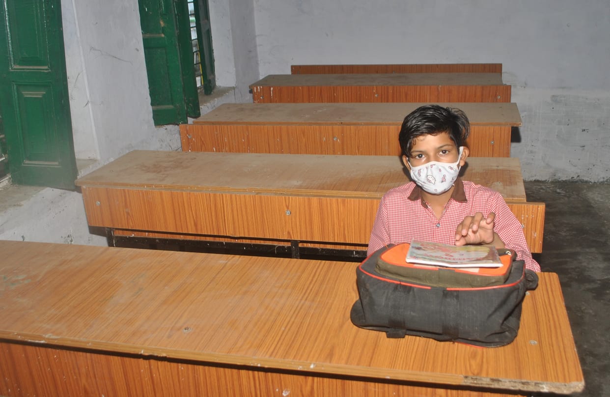 The number of students was less on the first day