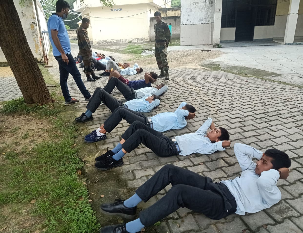 Students take part in NCC recruitment process
