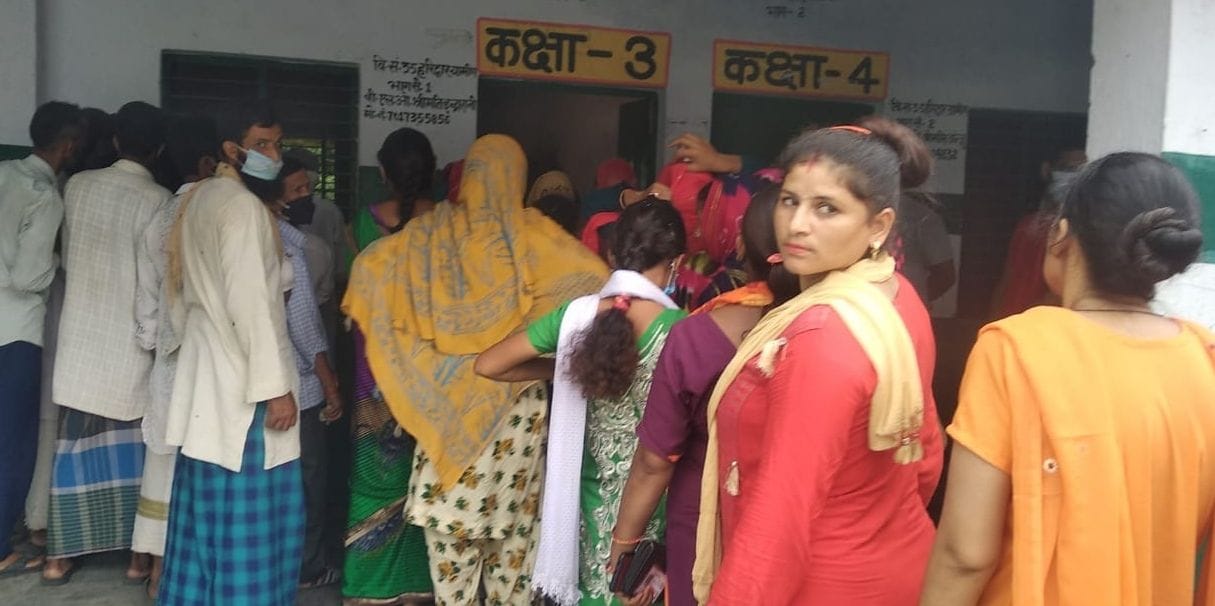 Vaccination was interrupted due to lack of data entry