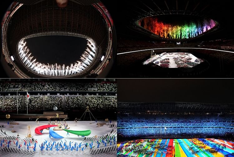 Tokyo Paralympics 2021 Opening Ceremony See Most Beautiful Pictures Amar Ujala Hindi News Live