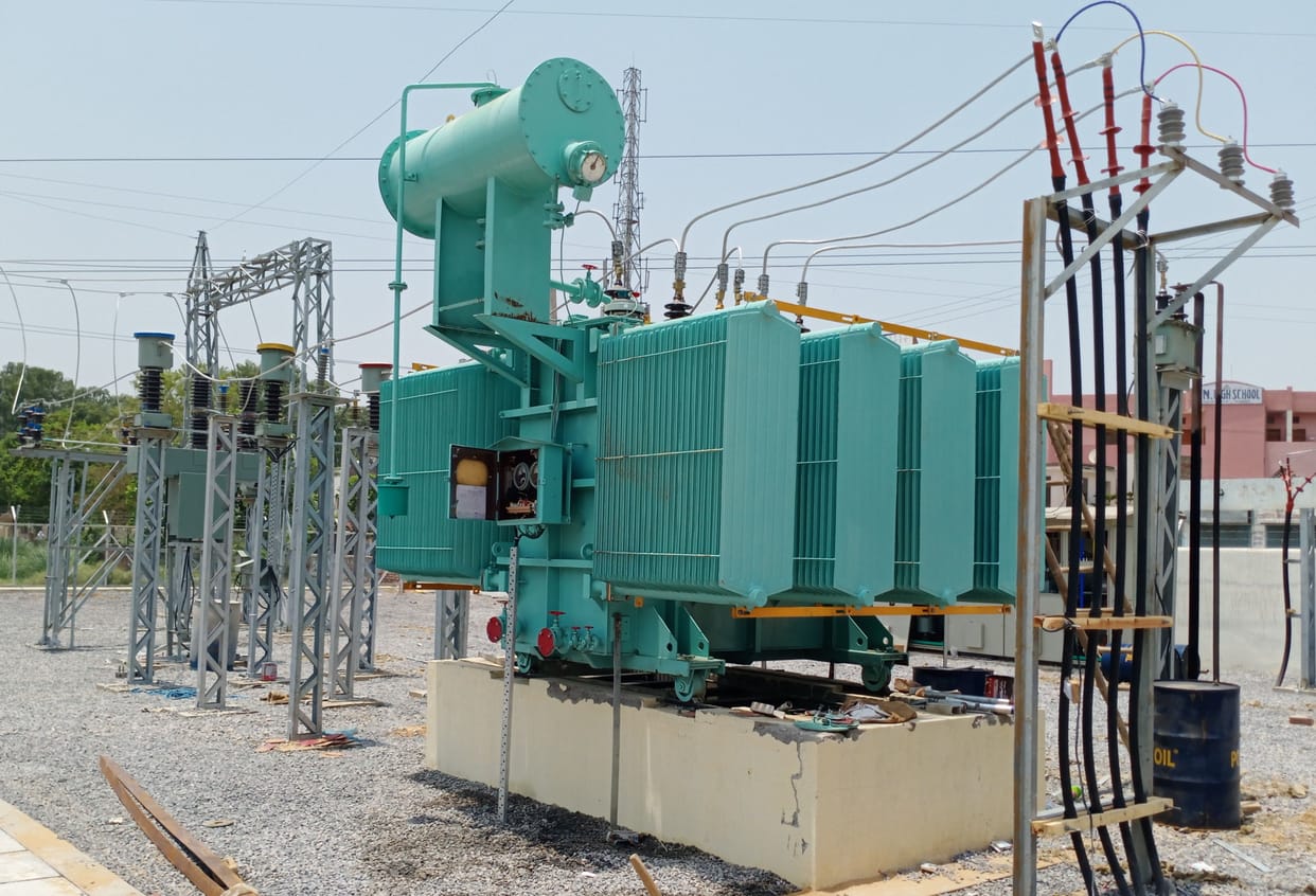 One 132 KV and two new 33 KV power sub stations will be built in Bhiwani
