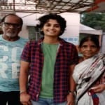 परिवार के साथ मेघना सिंह