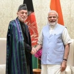 प्रधानमंत्री मोदी और अफगानिस्तान के पूर्व राष्ट्रपति हामिद करजई
