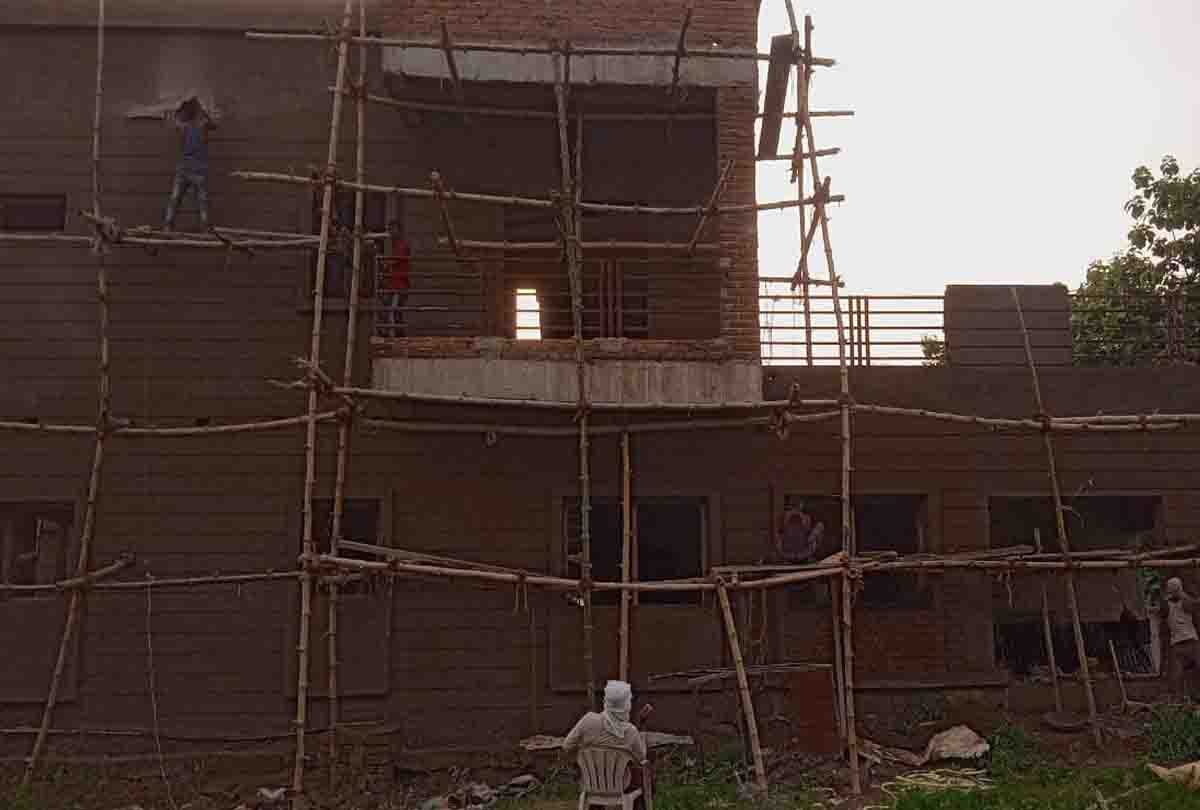 Daroga sending building material for ACP house
