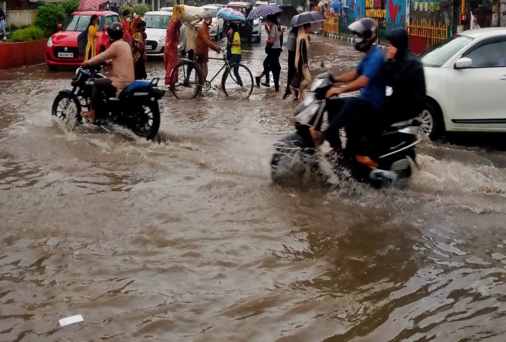 Uttarakhand Monsoon Update Today: Waterlogging in dehradun after extreme Rainfall photos