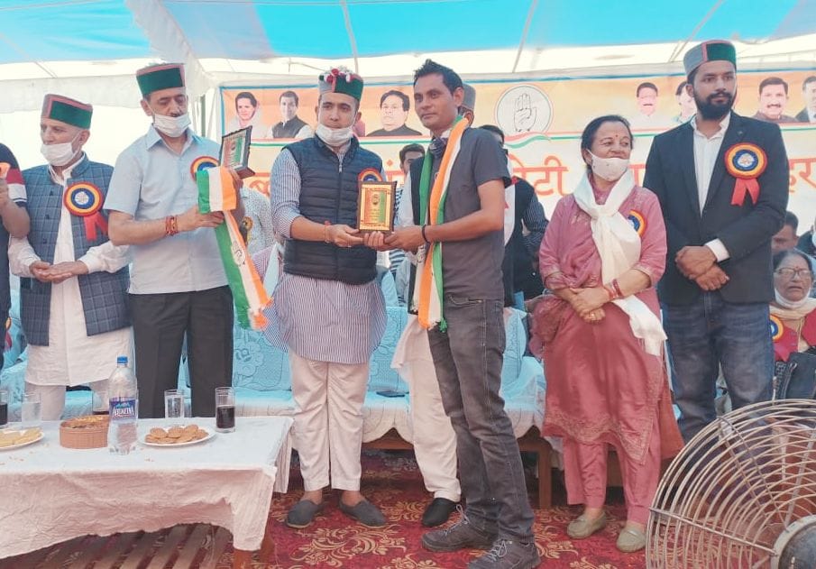 rampur and nankhari public representative awared by congress