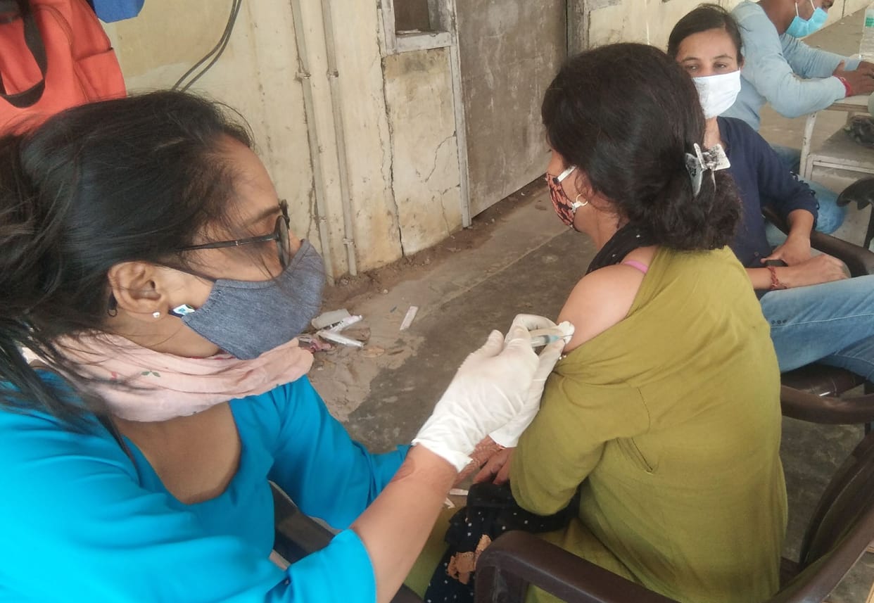 2925 people got the vaccine administered at 19 centers