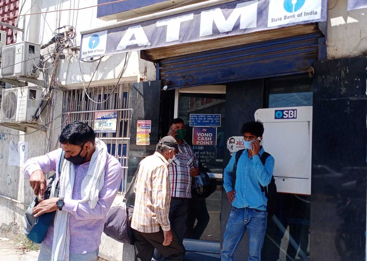 Rs 2.30 lakh withdrawn by tampering with ATM installed in SBI's main branch