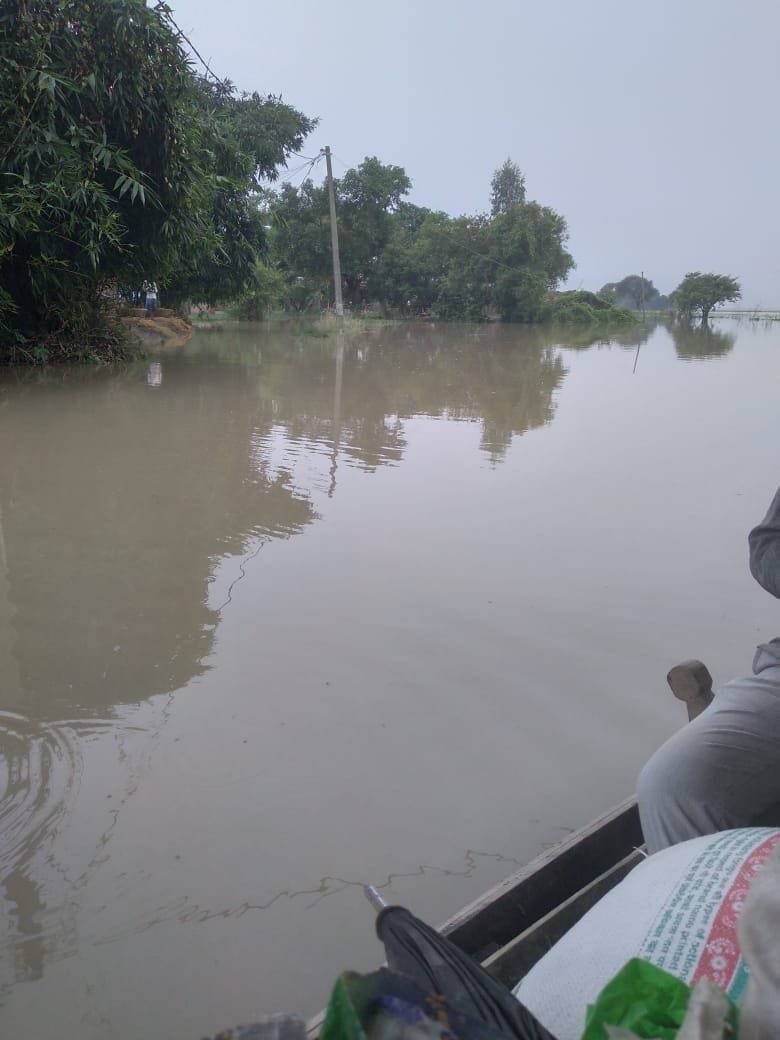 The water level of Ghaghra is decreasing, the problem is not less
