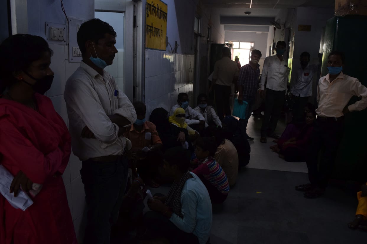 electricity, ultrasound and X-ray investigation stalled in the hospital
