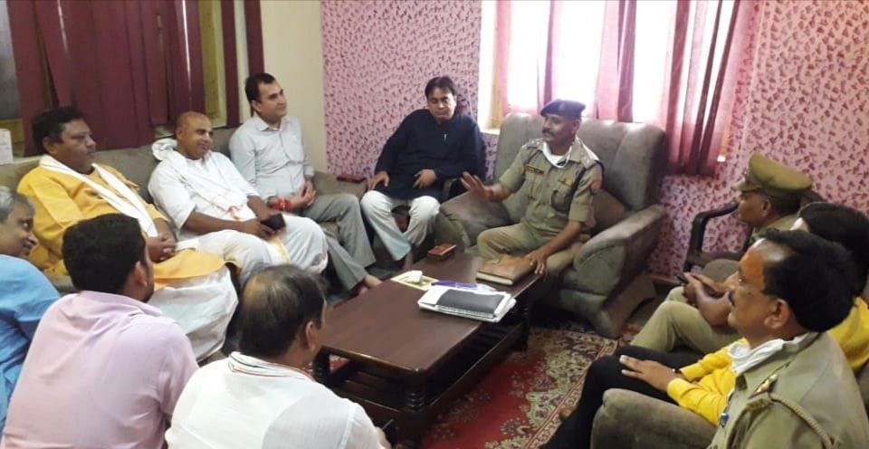 Mathura: Shri Krishna Janmashtami: One way arrangement for the darshan of Thakur Shri Banke Bihari