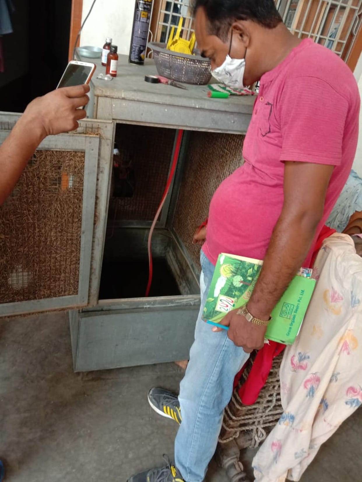 Malaria department team found larvae in eight houses