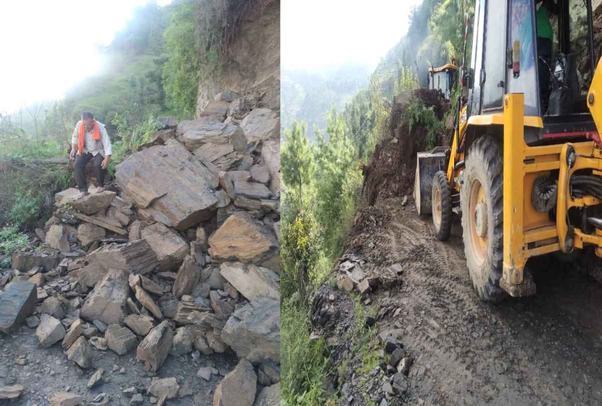 himachal weather today: Many roads disrupted due to landslides, rainfall recorded in shimla