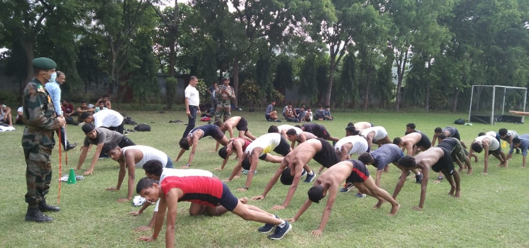 Examination held for recruitment in NCC