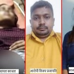 मृत काजल व आरोपी विजय की फाइल फोटो।