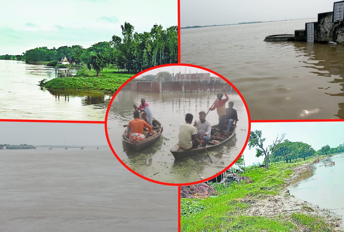 Many villages surrounded by water due to flood in Gorakhpur Basti division