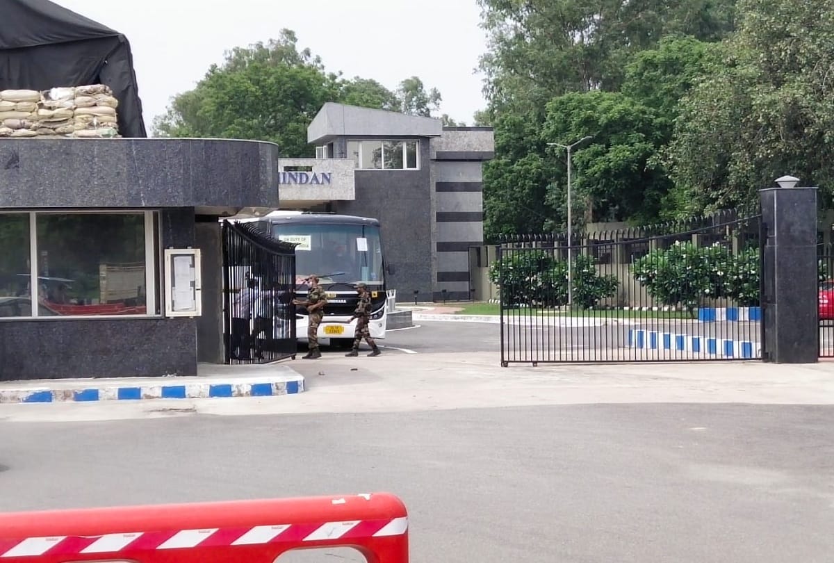 Plane reached Hindon Air Force Airport in Ghaziabad carrying 35 citizens of India and Nepal