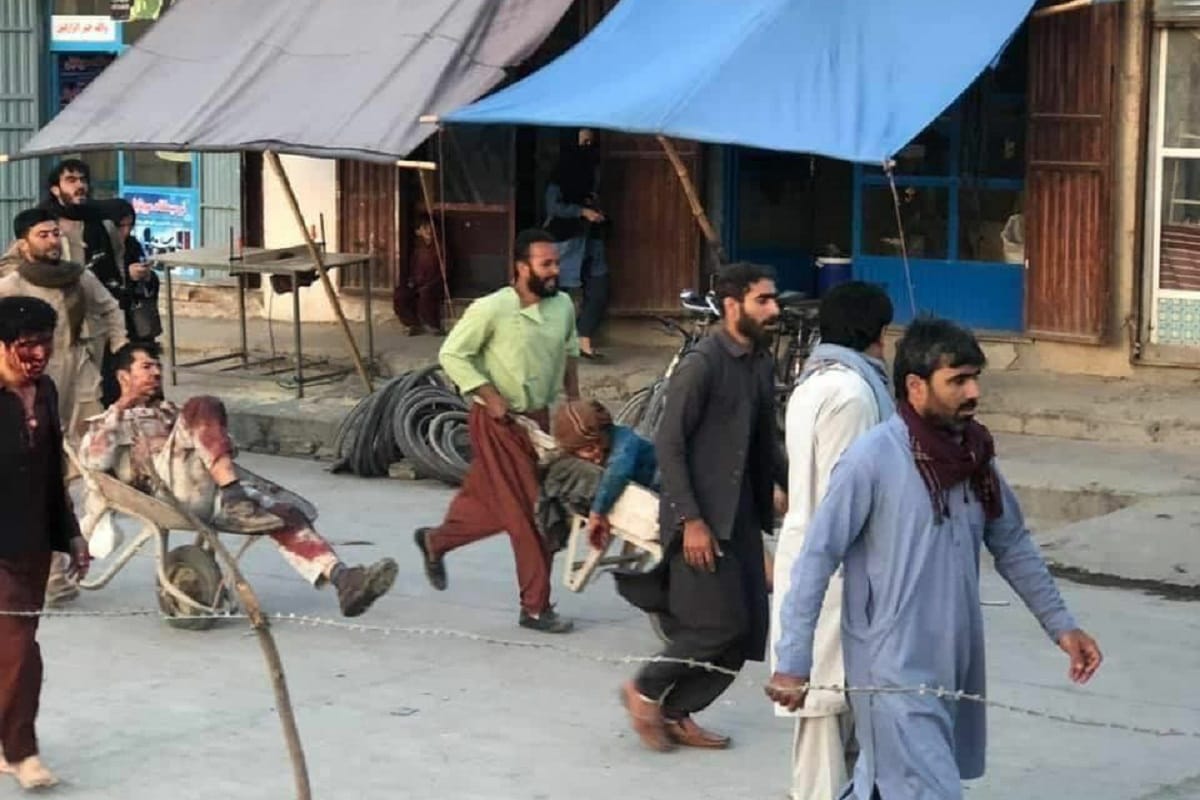 in multiple video footage, the death toll and the injured is in high number