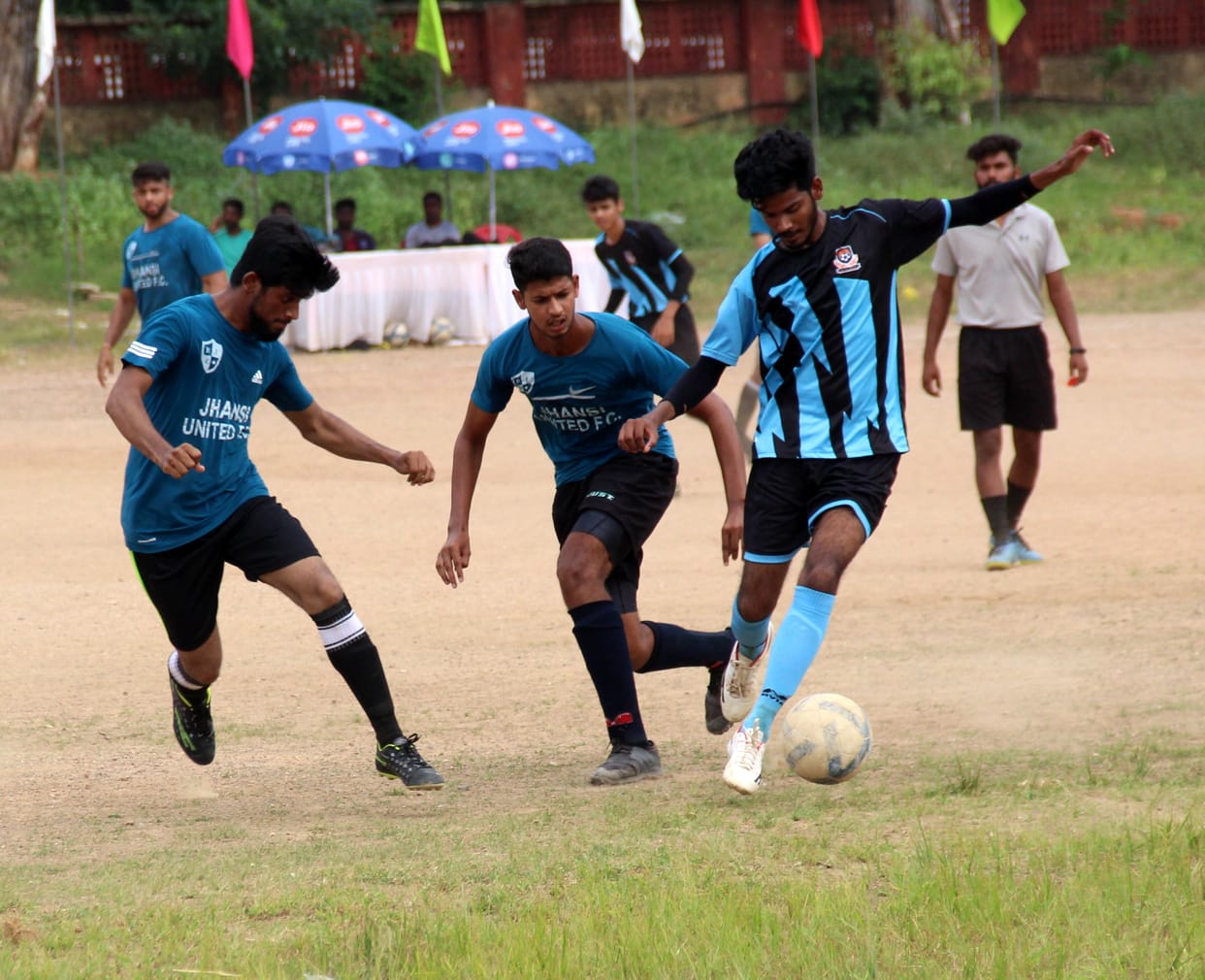 Jhansi Football Club, Bundelkhand United and Jhansi United won the match