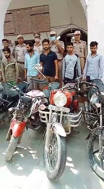 five enterstate bike thieves arrested