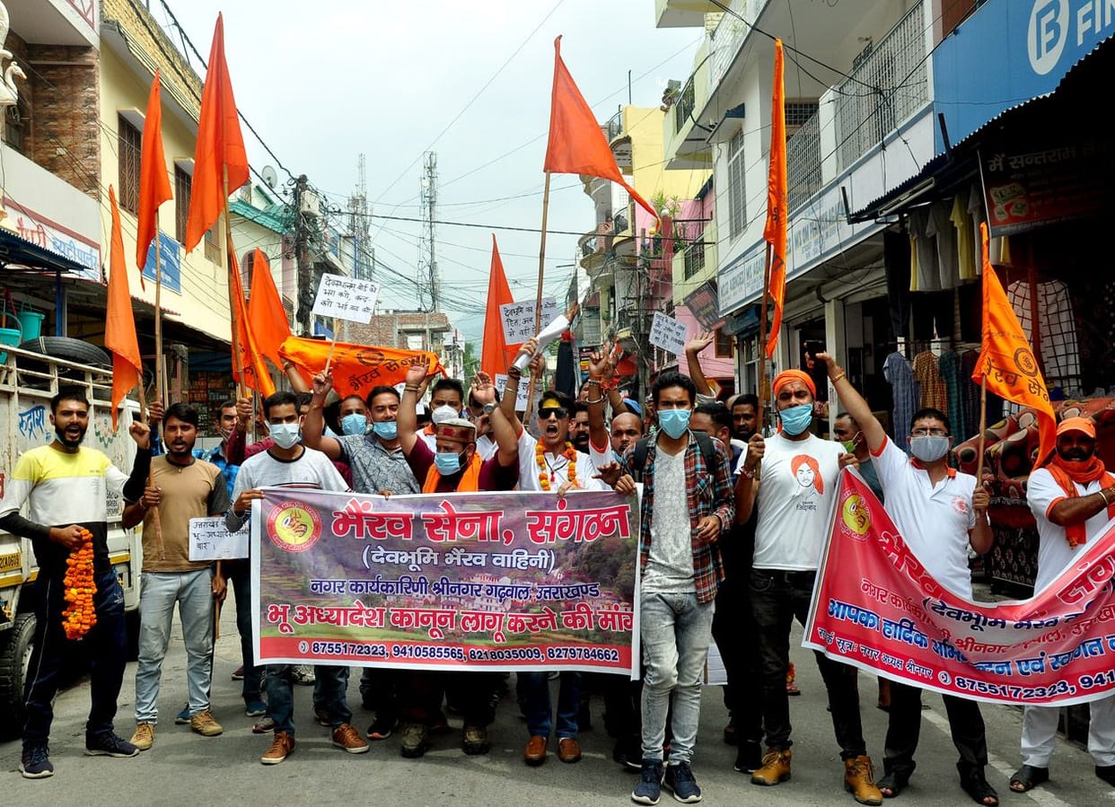 Bhairav Sena took out public awareness rally