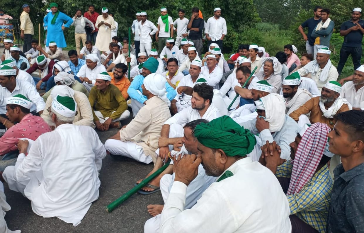 BKU Tomar's workers stopped at Uttarakhand border