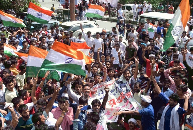 Youth demonstrated in Rohtak after army recruitment rally postponed five times