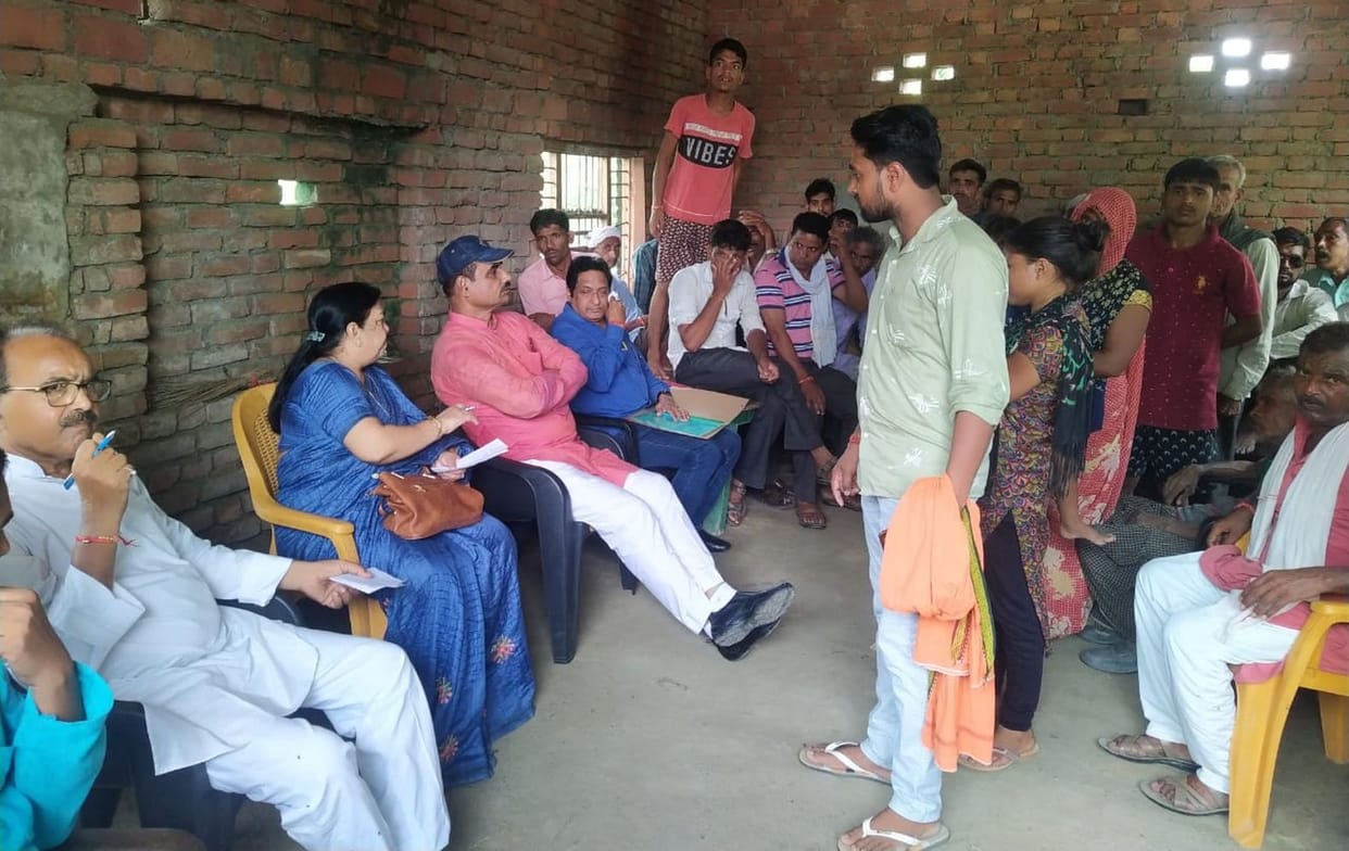 Villagers wept because of the arrogance of the BJP leader