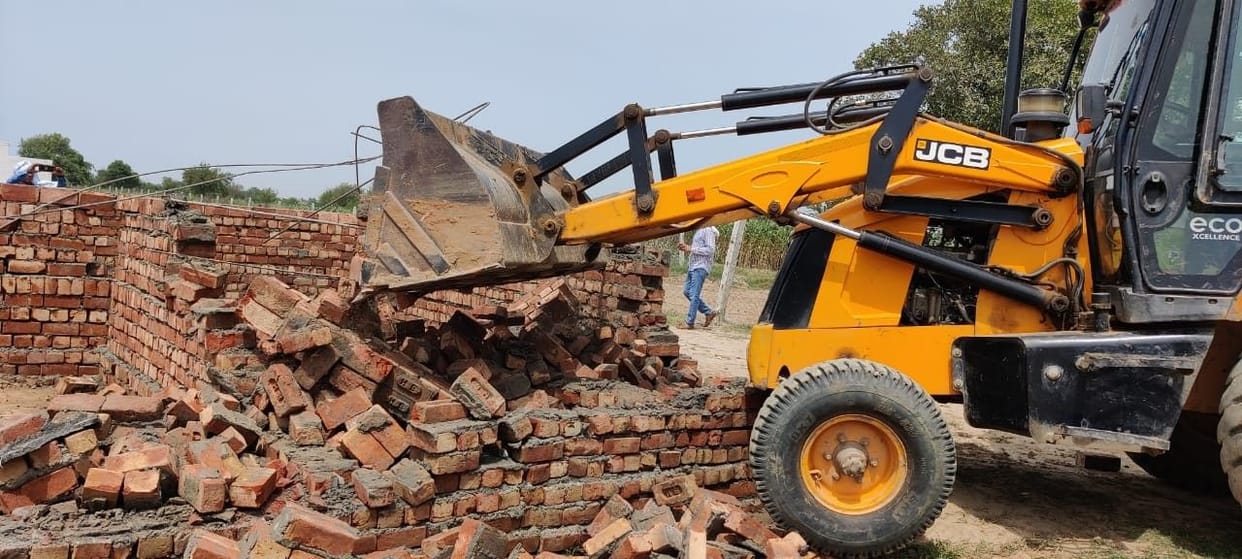 Possession removed from illegal colony spread over six acres