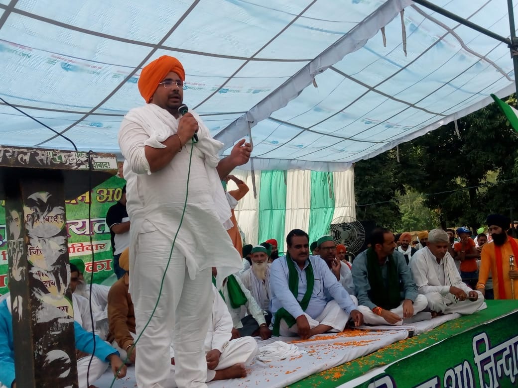 Central government working for two industrial houses: Gaurav Tikait