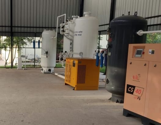 3,696.7 liters of oxygen will be produced every minute in the district