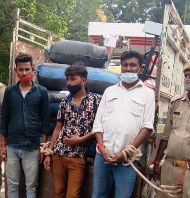 three arrest